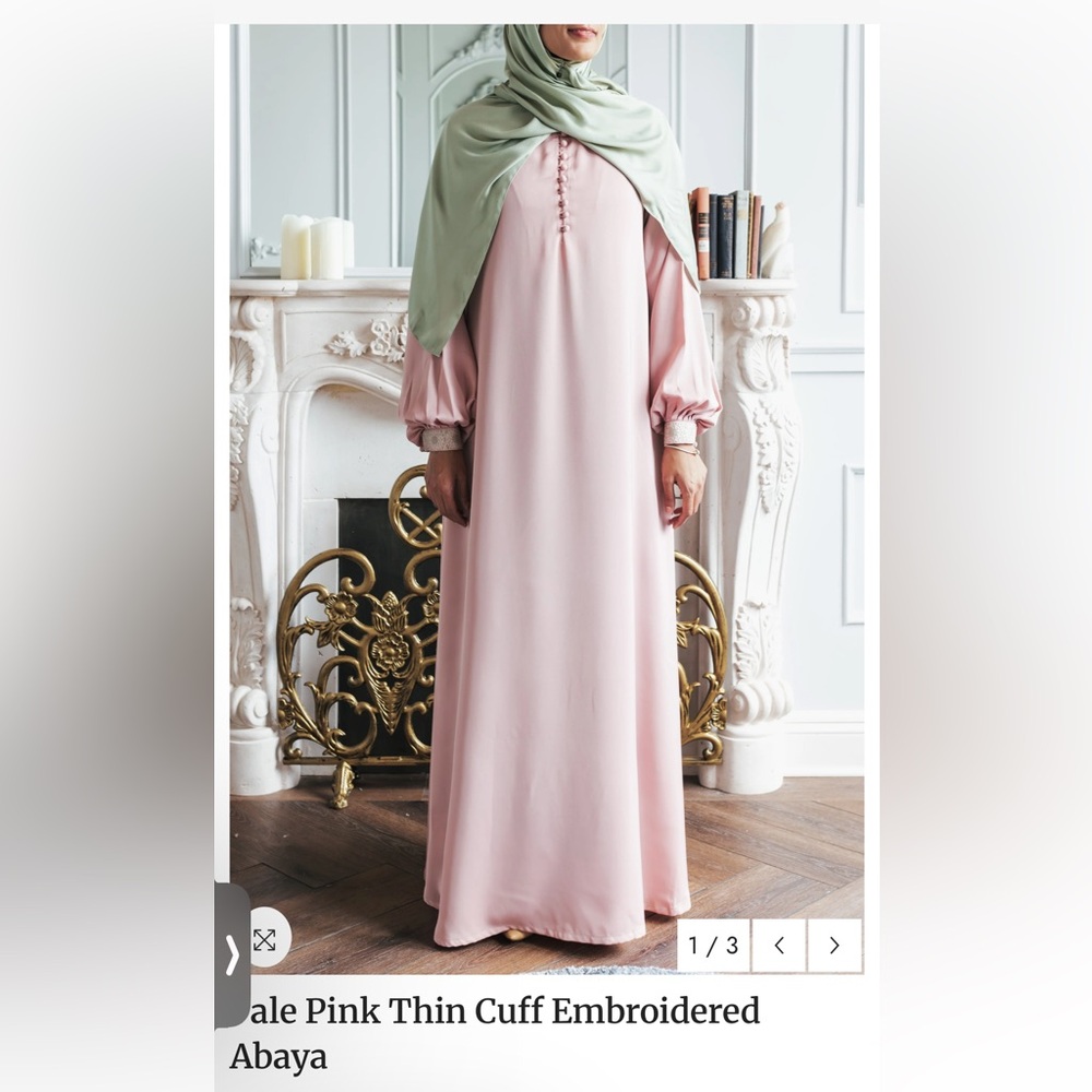 Elegant Pink Long Sleeve Dress NWOT